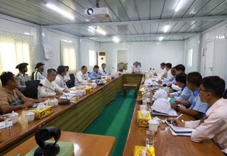 သယံဇာတနှင့် သဘာဝ ပတ်ဝန်းကျင်ထိန်းသိမ်းရေးဝန်ကြီးဌာန ပြည်ထောင်စုဝန်ကြီး ဦးဆန်းဦး ပတ်ဝန်းကျင်ထိန်းသိမ်း‌ရေးဦးစီးဌာနသင်တန်းကျောင်းနှင့် မြန်မာ့ကျောက်မျက်ရတနာပြတိုက် (နေပြည်တော်) အကြီးစားပြုပြင်နေမှုများအား ကြည့်ရှုစစ်ဆေး