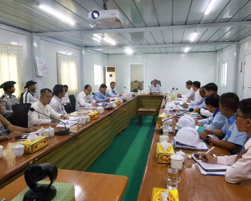 သယံဇာတနှင့် သဘာဝ ပတ်ဝန်းကျင်ထိန်းသိမ်းရေးဝန်ကြီးဌာန ပြည်ထောင်စုဝန်ကြီး ဦးဆန်းဦး ပတ်ဝန်းကျင်ထိန်းသိမ်း‌ရေးဦးစီးဌာနသင်တန်းကျောင်းနှင့် မြန်မာ့ကျောက်မျက်ရတနာပြတိုက် (နေပြည်တော်) အကြီးစားပြုပြင်နေမှုများအား ကြည့်ရှုစစ်ဆေး