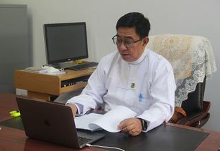 ၁၈-၈-၂၀၂၁ ရက်နေ့၊ နံနက် (၁၀:၀၀) နာရီအချိန်တွင် Virtual Meeting ဖြင့် ကျင်းပပြုလုပ်သည့် သစ်အခြေခံစက်မှုလုပ်ငန်းများဖွံ့ဖြိုးတိုးတက်ရေးကော်မတီအစည်းအဝေးကျင်းပ