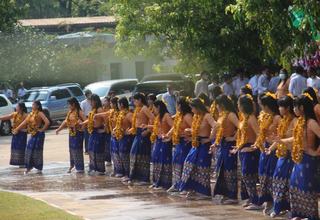 သယံဇာတနှင့် သဘာဝပတ်ဝန်းကျင်ထိန်းသိမ်းရေးဝန်ကြီးဌာန မြန်မာ့ရိုးရာ အတာသင်္ကြန်ကျင်းပ